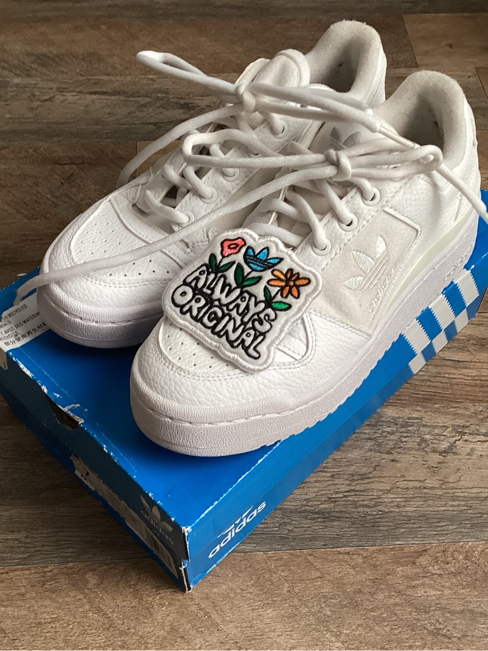 adidas White Sneakers - Classic Low-Top
